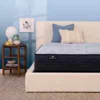 Serta Perfect Sleeper Blue Lagoon Nights 13" Plush Mattress + Box Spring