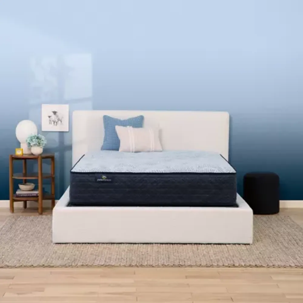 Serta Perfect Sleeper Blue Lagoon Nights 13" Plush Mattress + Box Spring
