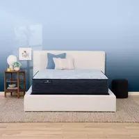 Serta Perfect Sleeper Blue Lagoon Nights 13" Plush Mattress + Box Spring