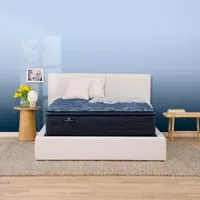 Serta Perfect Sleeper Cobalt Calm Plus 14" Medium PillowTop Mattress + Box Spring