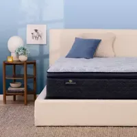 Serta Perfect Sleeper Blue Lagoon Nights 14" Plush PillowTop Mattress + Box Spring