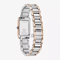 Citizen Womens Two Tone Stainless Steel Bracelet Watch Ew5624-54y