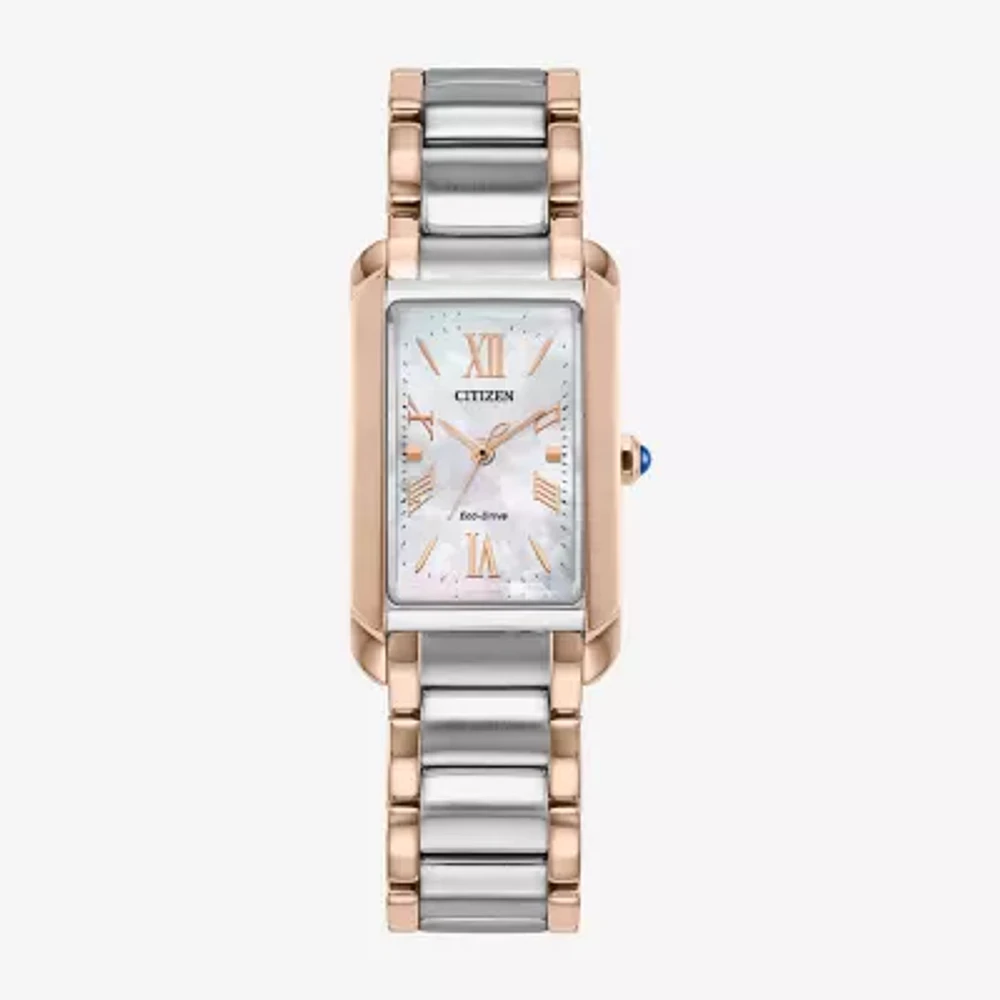 Citizen Womens Two Tone Stainless Steel Bracelet Watch Ew5624-54y