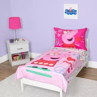 Nojo Peppa Pig 4-pc. Toddler Bedding Set