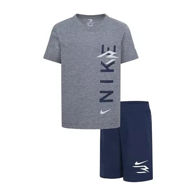 Nike 3BRAND by Russell Wilson Little Boys 2-pc. Short Set