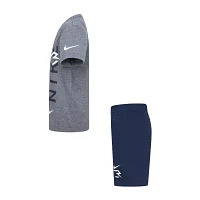 Nike 3BRAND by Russell Wilson Little Boys 2-pc. Short Set