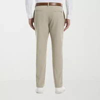 Savane Mens Straight Fit Flat Front Pant