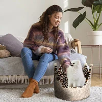 Precious Tails Crown Taupe Pet Beds