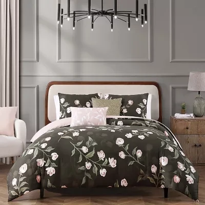 Bebejan Jasmine Flowers 5-pc. Midweight Reversible Comforter Set