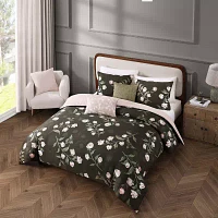 Bebejan Jasmine Flowers 5-pc. Midweight Reversible Comforter Set
