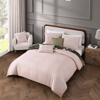 Bebejan Jasmine Flowers 5-pc. Midweight Reversible Comforter Set