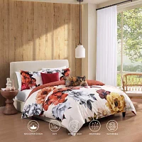 Bebejan Carnelian Flora 5-pc. Midweight Reversible Comforter Set