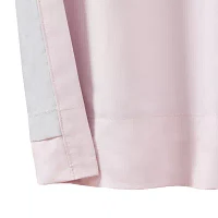 INK+IVY Kids Angie Ruffle Rod Pocket Back Tab 100% Blackout Single Curtain Panel