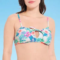 Decree Adjustable Straps Bralette Bikini Swimsuit Top Juniors