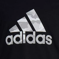 adidas Toddler Boys Crew Neck Long Sleeve Graphic T-Shirt