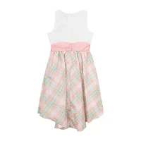 Rare Editions Big Girls Sleeveless Fit + Flare Dress