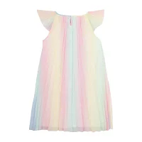 Rare Editions Big Girls Short Sleeve Flutter A-Line Dress
