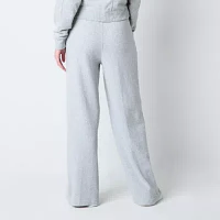 Arizona Womens Wide Leg Sweatpant-Juniors