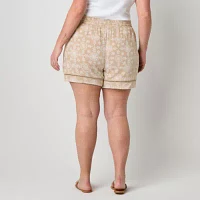 Frye and Co. Womens Pull-On Short Plus