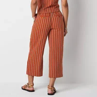 a.n.a Womens High Rise Regular Fit Cropped Pant
