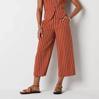 a.n.a Womens High Rise Regular Fit Cropped Pant
