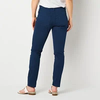Liz Claiborne Sara Womens Mid Rise Slim Fit Skinny Jean