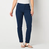 Liz Claiborne Sara Womens Mid Rise Slim Fit Skinny Jean
