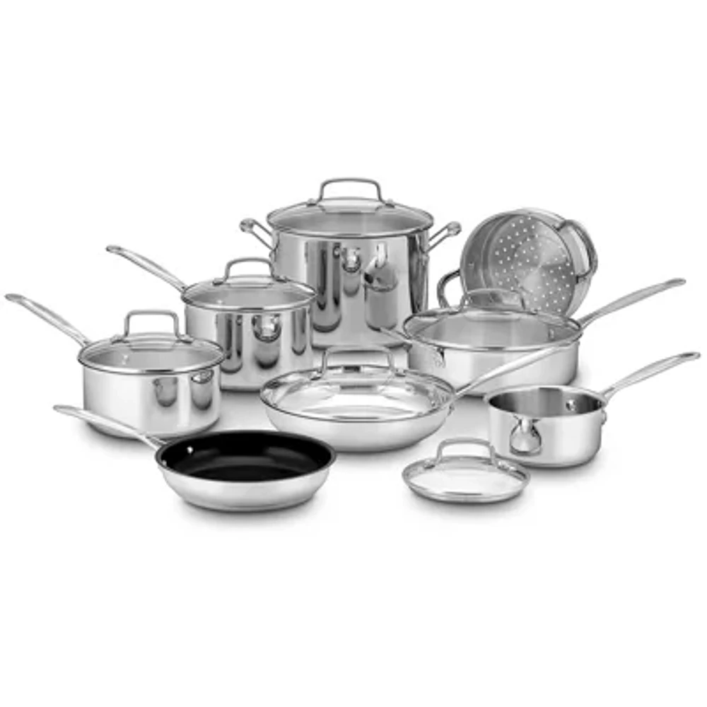 Cuisinart Chef's Classic Stainless Steel 14-pc. Cookware Set