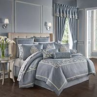 Queen Street Augusta 4-pc. Damask + Scroll Comforter Set