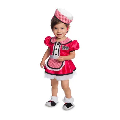 Toddler Girls Diner Costume