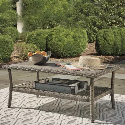 Signature Design by Ashley® Clear Ridge Weather Resistant Patio Coffee Table