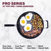 Granitestone Pro Hard Anodized 14" Nonstick Frying Pan with Helper Handle