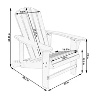 Sunnydaze Patio Collection Adirondack Chair