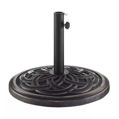 Circle Weave Round Patio Umbrella Base