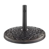 Cross Weave Round Patio Umbrella Base