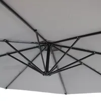 Sunnydaze® 9-Foot Offset Patio Umbrella With Crank Lift