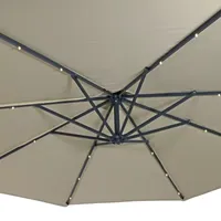 Sunnydaze® 9-Foot Solar Patio Umbrella with Tilt Crank