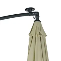 Sunnydaze® 9-Foot Solar Patio Umbrella with Tilt Crank