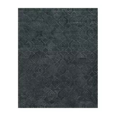 Fieldcrest Lombard Geometric Hand Tufted Indoor Rectangular Area Rug