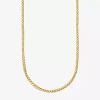 Shaquille O'Neal XLG Stainless Steel 24 Inch Solid Wheat Chain Necklace