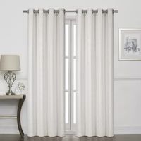 Regal Home Mackenna Jacquard Light-Filtering Grommet Top Set of 2 Curtain Panel