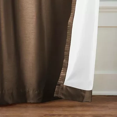 Elrene Home Fashions Versaille Rod Pocket Light-Filtering Single Curtain Panels