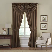 Elrene Versailles Rod-Pocket Waterfall Valance