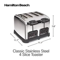 Hamilton Beach Classic 4 Slice Toaster With Sure-Toast Technology