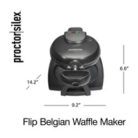 Proctor Silex Flip Belgian Waffle Maker With Nonstick Grids