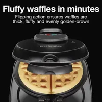 Proctor Silex Flip Belgian Waffle Maker With Nonstick Grids