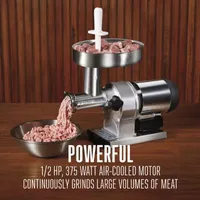 Weston Butcher Series #8 Meat Grinder And Sausage Stuffer