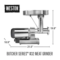 Weston Butcher Series #32 Meat Grinder And Sausage Stuffer