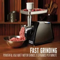 Weston #8 Electric Meat Grinder & Sausage Stuffer