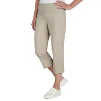 Hearts Of Palm Mid Rise Capri Pants